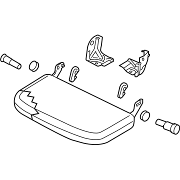 Nissan 88300-9BL4A Cushion Assembly-Rear Seat, RH