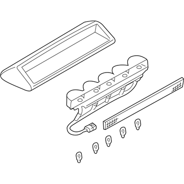 Nissan 26590-2Y202 Lamp Assembly-Stop