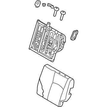 Nissan 88650-3VM0A Back Assy-Rear Seat,LH