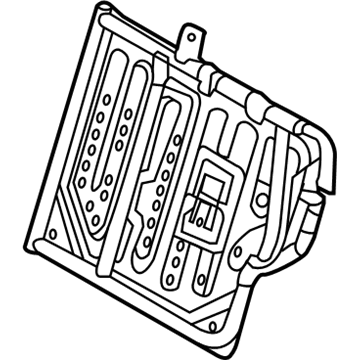 Nissan 88651-3VL0A Frame Assembly-Rear Seat Back LH