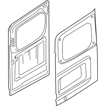 Nissan 90100-9JB0B Door Assy-Back,RH