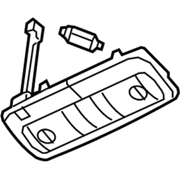 Nissan 26460-1PA0A Lamp Assy-Personal