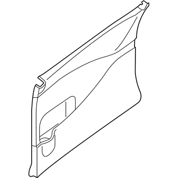 Nissan 82901-ZM70A Finisher Assy-Slide Door,LH