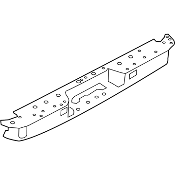 Nissan 85030-EZ70A Inner, Rear Bumper Center Reinforce