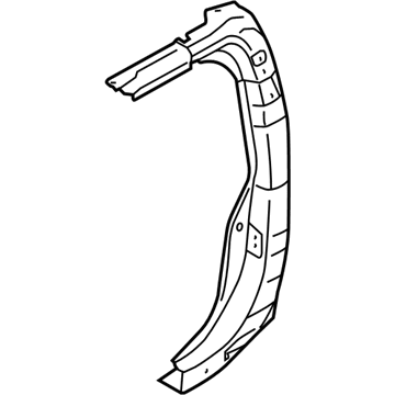 Nissan 76514-7S230 Reinforce-Lock Pillar,Outer RH