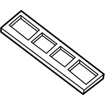 Nissan 27805-1PA0A Seal-VENTILATOR Packing