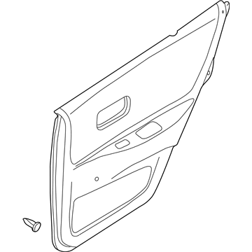 Nissan 82900-9E000 Finisher Assy-Rear Door,RH