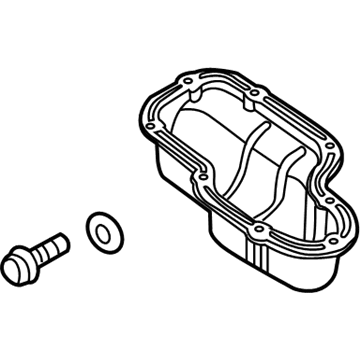 Nissan 11110-EZ31A PAN ASSY OIL