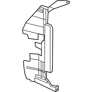 Nissan 21498-3VB3A Seal-Radiator,RH