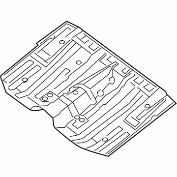 Nissan 74312-6SA0A Floor-Front