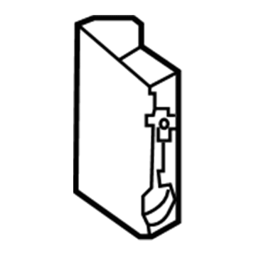 Nissan 64197-9FV1A BRACE-HOODLEDGE LH