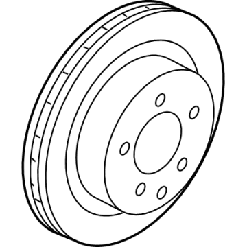 Nissan 43206-6SA0A Rotor-Disc Brake,Rear Axle