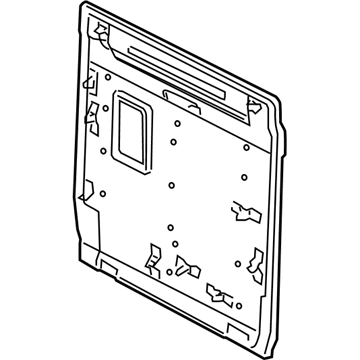 Nissan 89605-EA000 Back Panel Assembly,Carpet