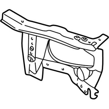 2001 Nissan Altima Radiator Support - 62521-0Z830