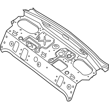 Nissan 79400-JB130 Parcel Shelf,W/REAR Waist