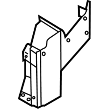 Nissan 78853-CD000 Guard Assy-Drafter,LH