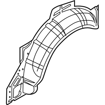 Nissan 76713-CD030 Wheel House-Rear,Outer LH