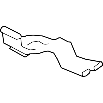 Nissan 27832-EZ00A Duct-Heater Floor,Rear RH