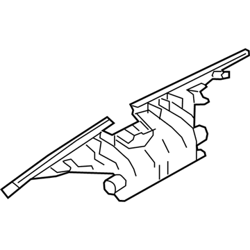 Nissan 27800-EZ00A Nozzle-DEFROSTER