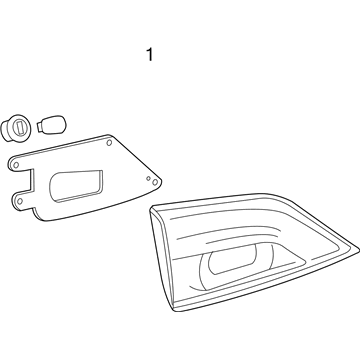 Nissan Quest Back Up Light - 26550-1JA1A