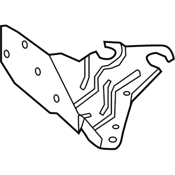 Nissan 64860-3SG0A Bracket-Battery