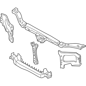 2001 Nissan Quest Radiator Support - 62500-7B030