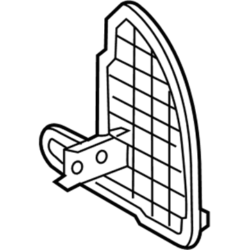 Nissan 16552-9JJ0A Air Guide