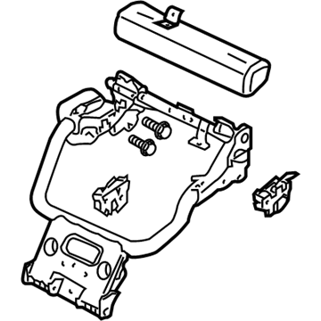 Nissan 88190-ZQ02B Support Rear Seat