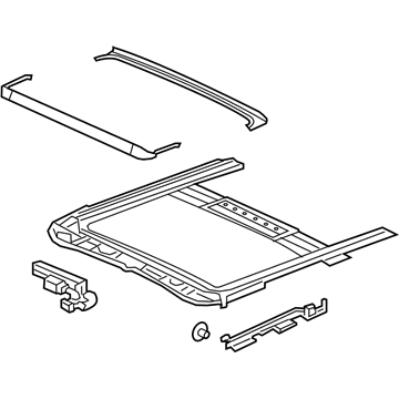 Nissan 91306-3TA1A Rail Complete-SUNROOF