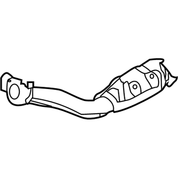 Nissan 200A0-4BA2B Tube-Exhaust,Front W/Catalyst Converter