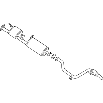 Nissan Pathfinder Exhaust Pipe - 20100-6SA0A