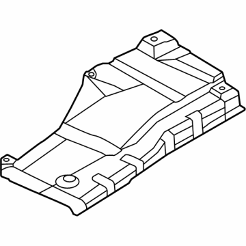 Nissan 74757-6SA0A Heat Insulator-Front Floor