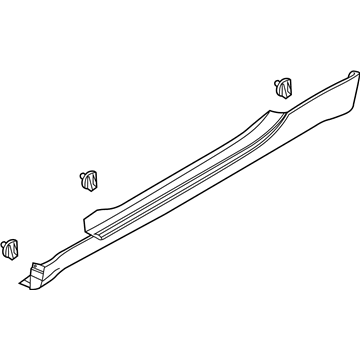 Nissan 76851-CD025 Cover-Sill,LH