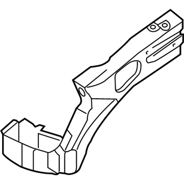 Nissan F4181-9BTEB Reinforcement-HOODLEDGE LH