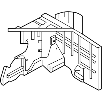 Nissan 62823-3WC0A Guide-Air, Front LH