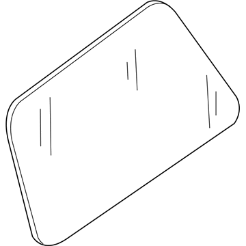 Nissan 83306-EA600 Glass Assembly-Side Window,R