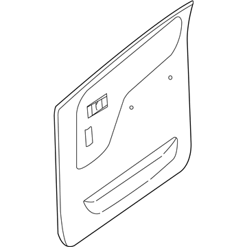 Nissan 82900-9Z376 FINISHER Rear Door RH BRN