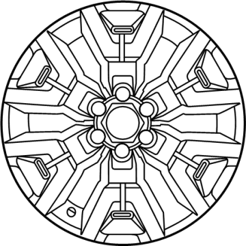 Nissan 40300-9BU1C WHEEL-ALUMINUM