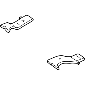 Nissan 27832-0W010 Duct-Heater Floor,Rear