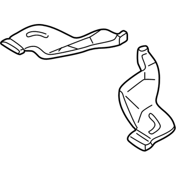 Nissan 27831-0W011 Duct-Heater Floor 2ND