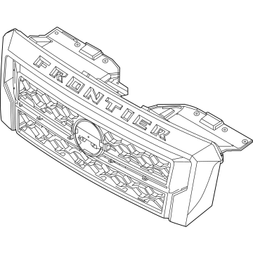 Nissan 62310-9BU0E GRILLE ASSY-FRONT