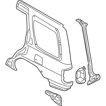 1999 Nissan Pathfinder Fender - G8100-2W630