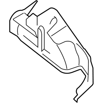 Nissan 84951-ET00B Finisher-Rear Wheel House,Rear LH