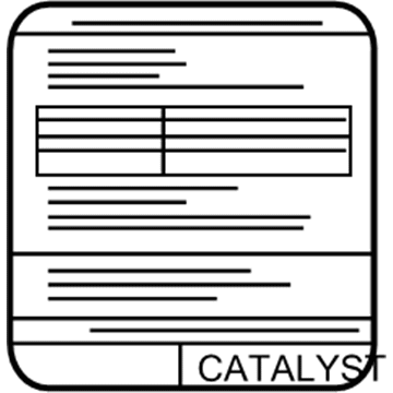 Nissan 14805-3JV0A Emission Label