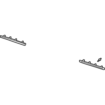 2000 Nissan Pathfinder Weather Strip - 65820-2W100