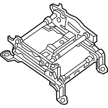 Nissan 87420-1PA0A Dvice & Slide Assy-Front Seat Outer,RH