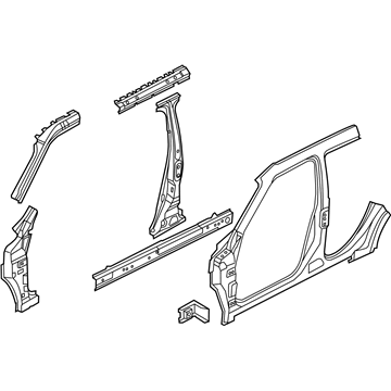 Nissan G6030-1KDMA Body Assembly-Side RH