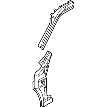 Nissan G6261-1KMMA Brace-Front Pillar LH