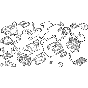 Nissan 27210-1KM3C Blower Assembly-Air Conditioner