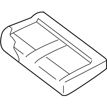 Nissan 89378-1PD0A TRIMASSY-4THSEATCUSHION,LH